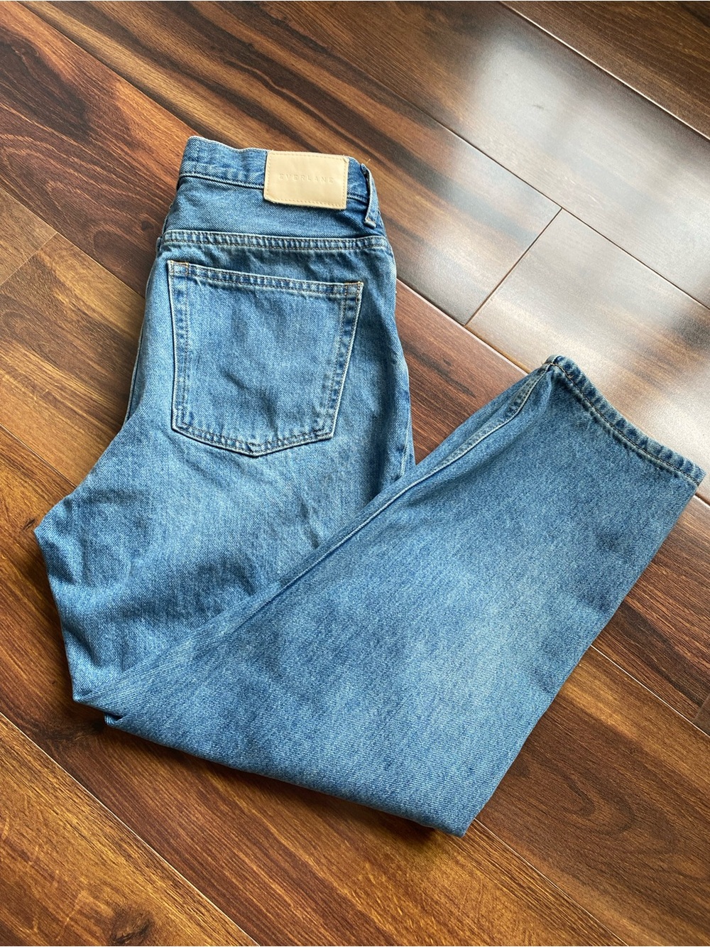 Everlane Cheeky 90’s Straight Jean Button Fly Organic Cotton 28 Ankle